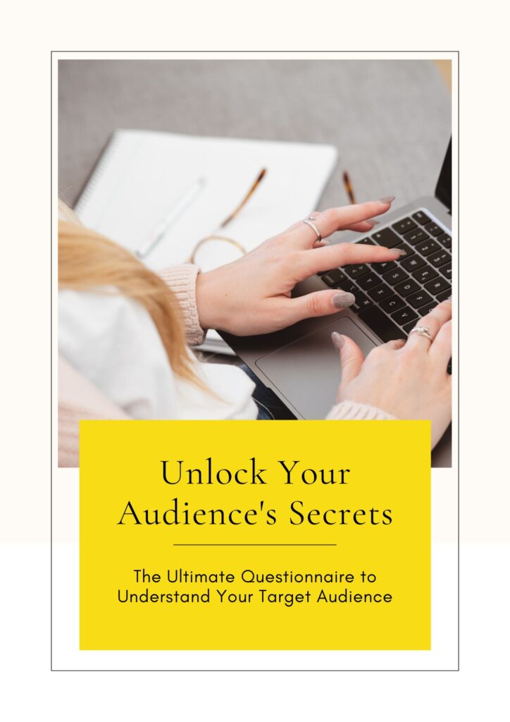 Target Audience Questionnaire (Free Download)