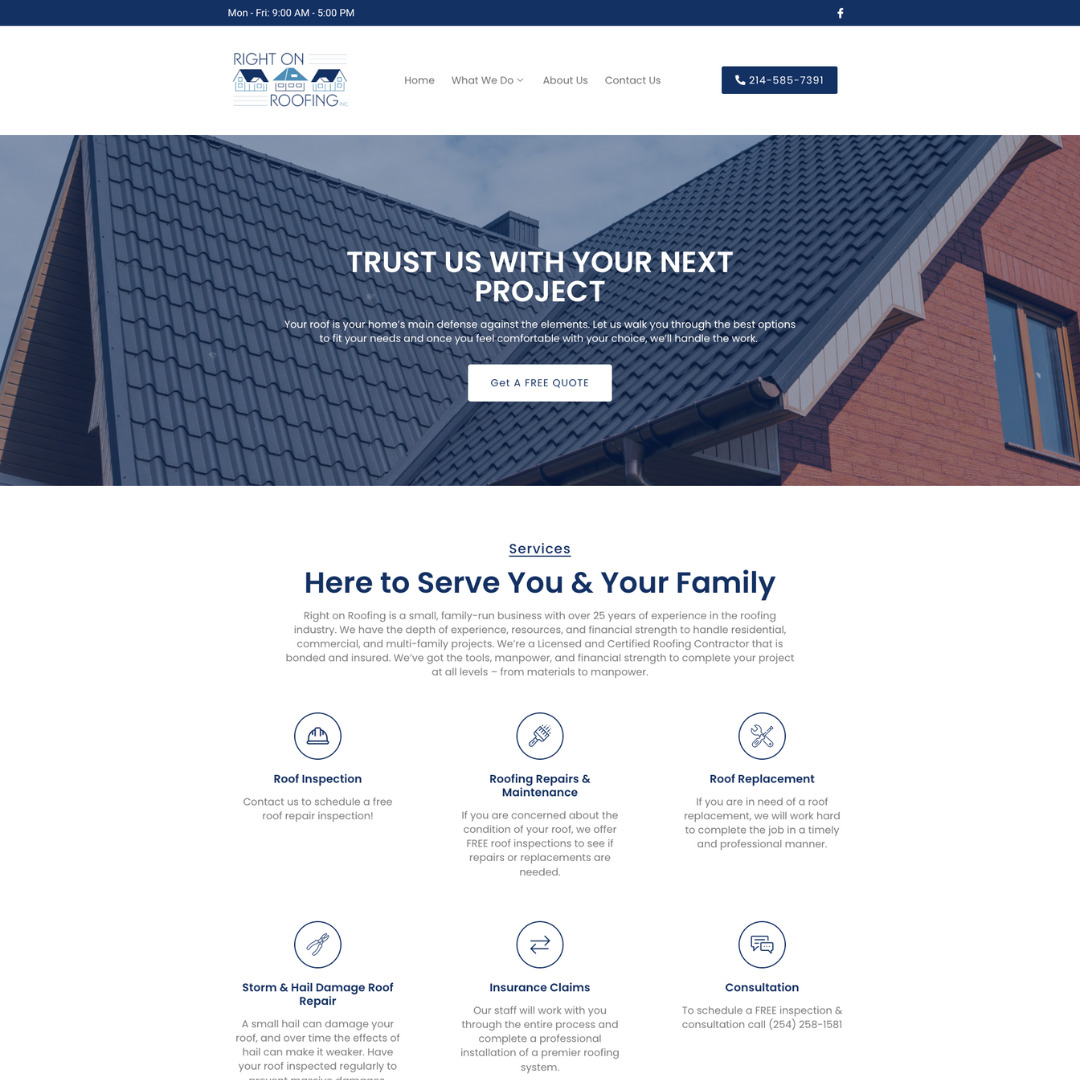 Right On Roofing